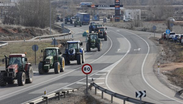 Concentración de tractores en Soria