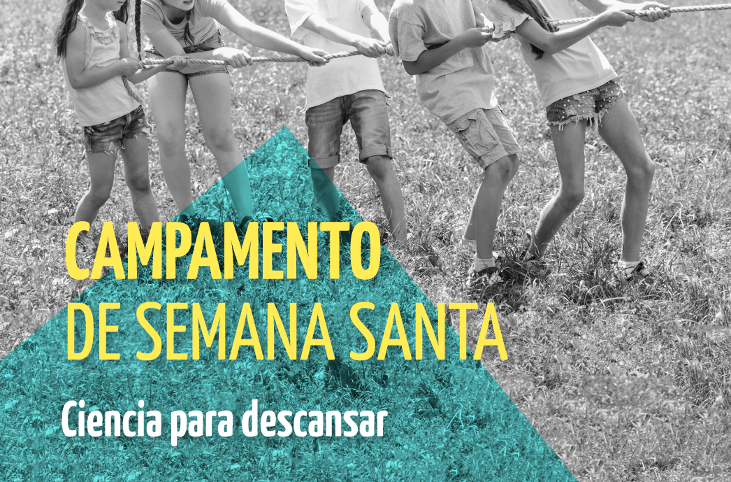 Cartel del campamento de Semana Santa del Museo de la Energía