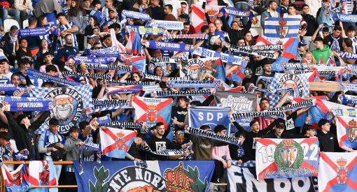 Aficionados de la Deportiva en el último Cultural-Ponferradina