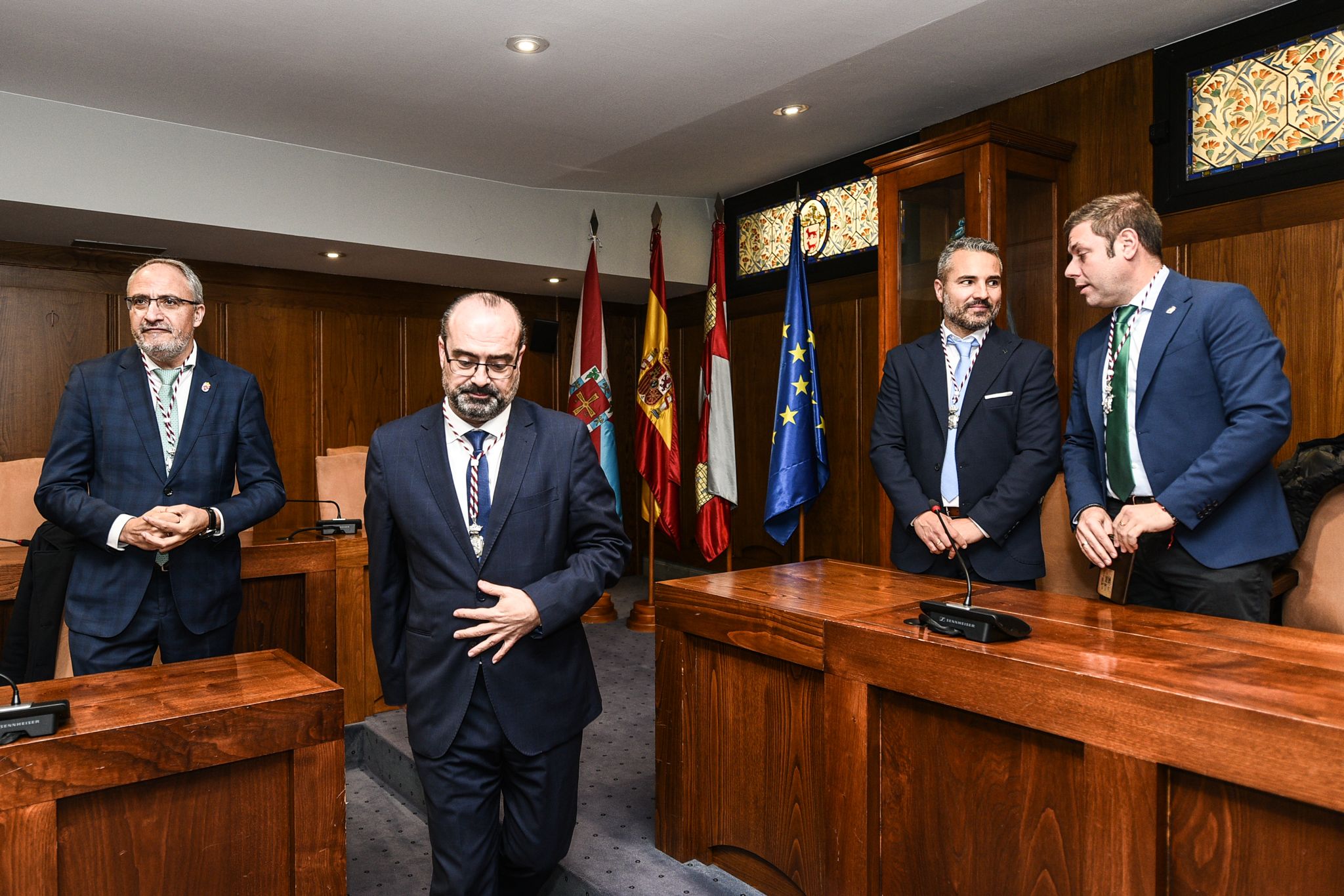 Olegario Ramón, Marco Morala, David Pacios e Iván Alonso