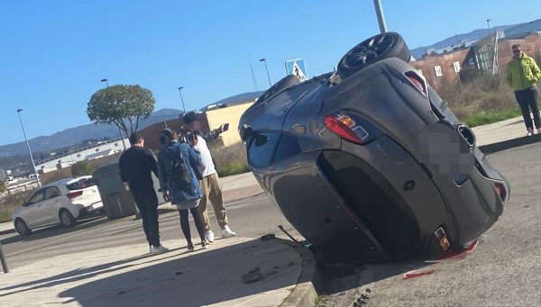 Accidente de tráfico en La Rosaleda