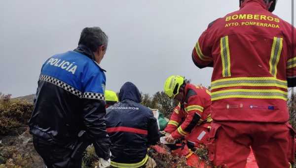 Rescate a un cazador que se disparó accidentalmente en el pie en el Campo de las Danzas