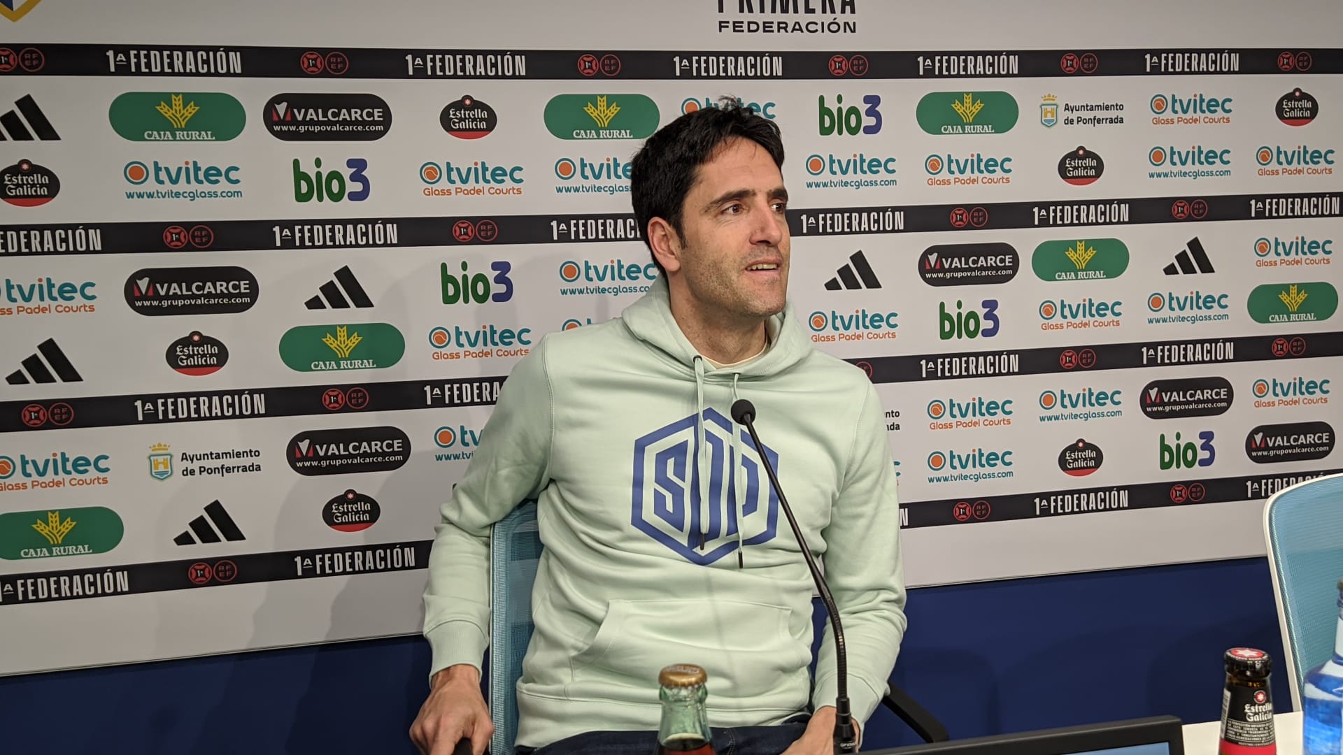 Íñigo Vélez, entrenador de la Ponferradina