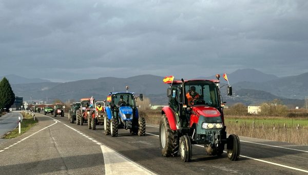 Tractorada de los agricultores bercianos