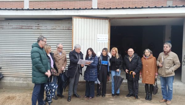 El delegado de la Junta visitó las obras del centro de día de Salud Mental León en Ponferrada