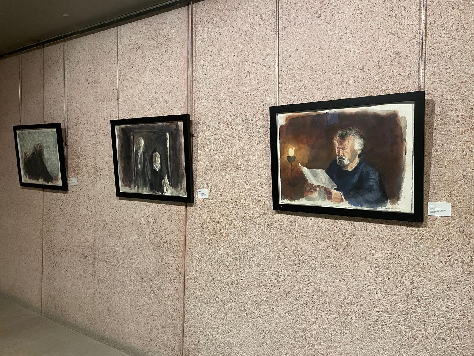 Exposición del pintor Luis Gómez Domingo en el Museo del Bierzo para recaudar fondos para el IEB