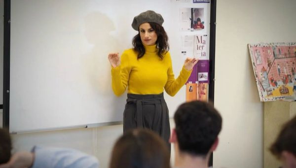 Yolanda Castaño en un instituto