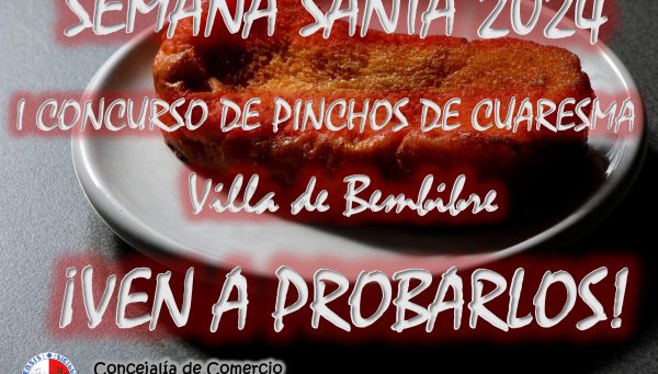 Cartel del Concurso de pinchos de Cuaresma de Bembibre