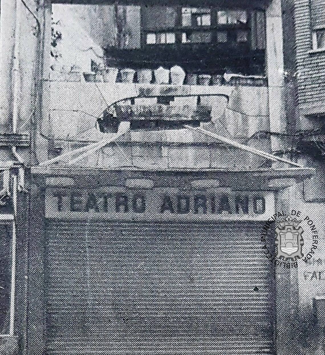 Cine Adriano. 1986.