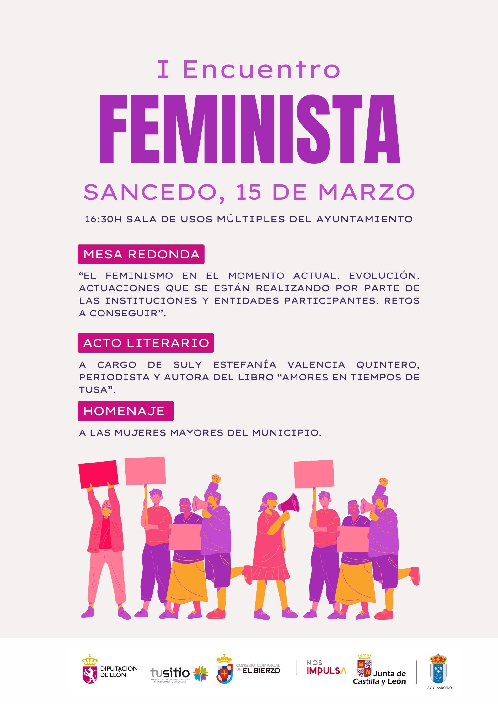 Primer encuentro feminista en Sancedo