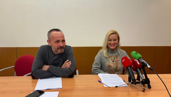 Alexandra Rivas, durante la rueda de prensa ofrecida este viernes