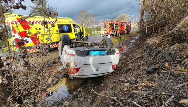 Accidente a las afueras de Ponferrada