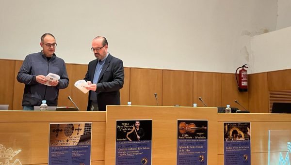 Presentación de la 4ª edición del Festival de Música Antigua de Ponferrada 'FEMA Pons Ferrata'.