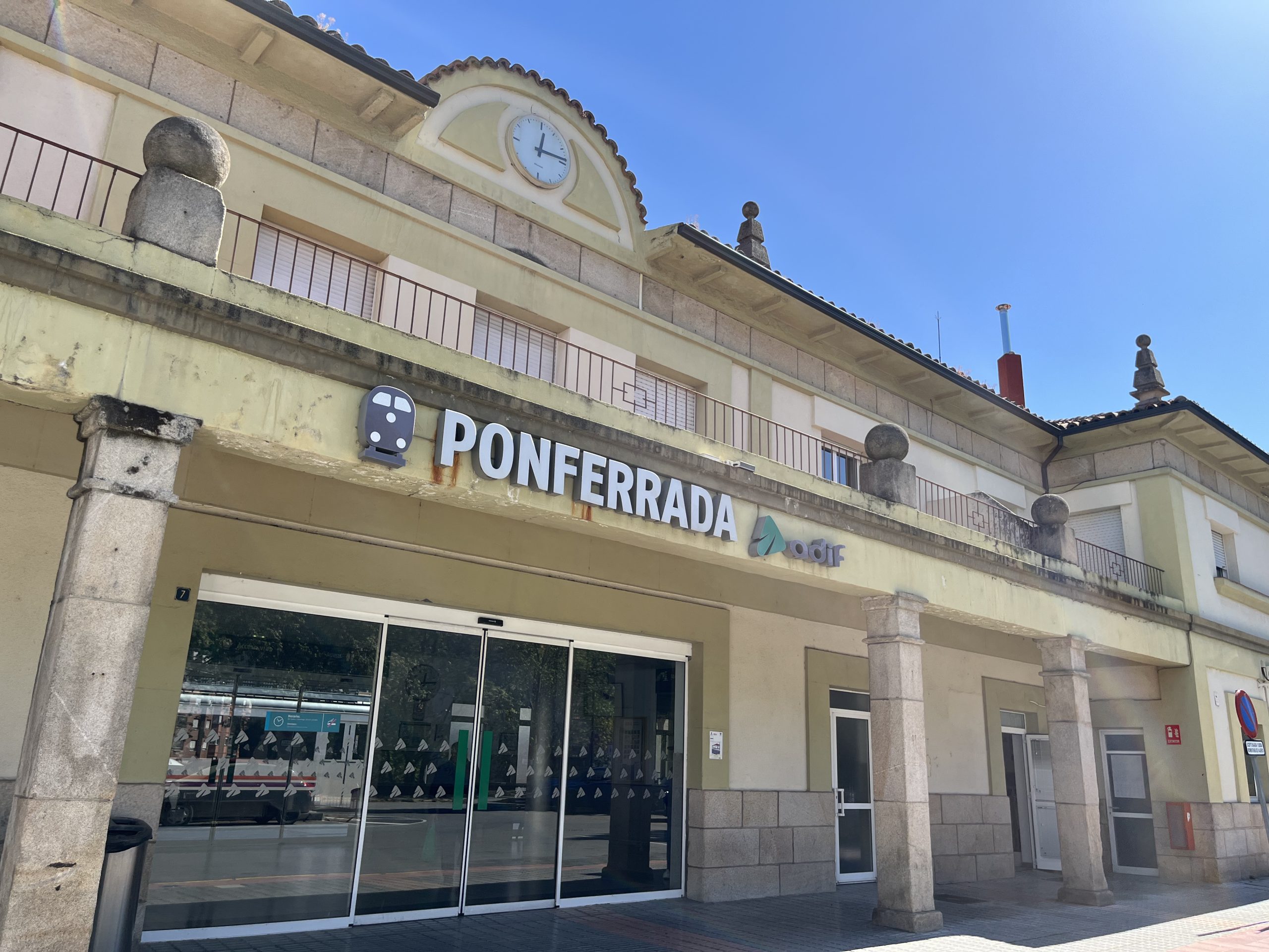 Estación de trenes de Ponferrada. / CC