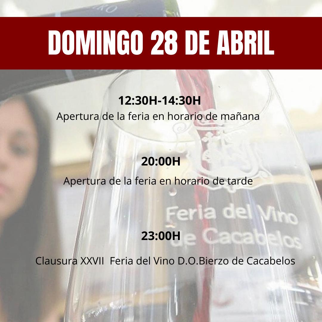 Programa Feria Vino Cacabelos 2024