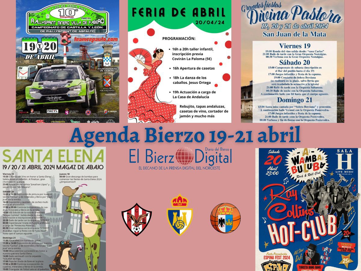 Agenda Cultural 19-21 abril.