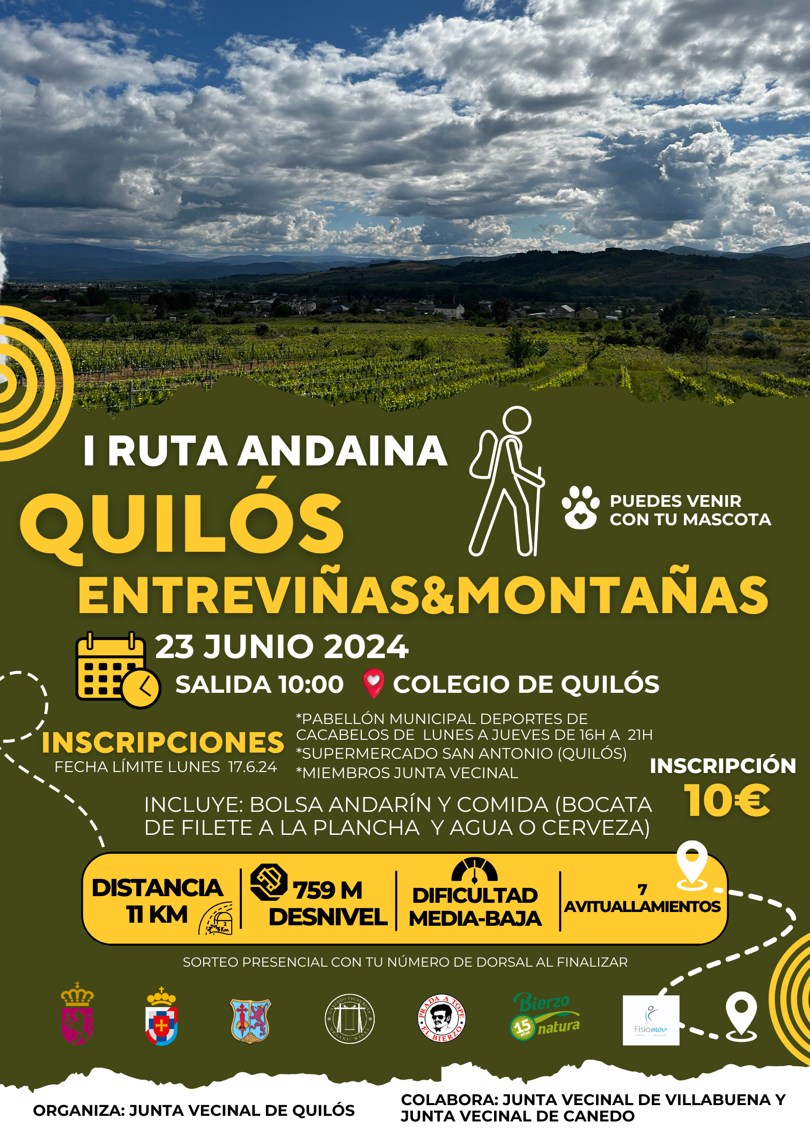 Cartel I Ruta Andaina de Quilós