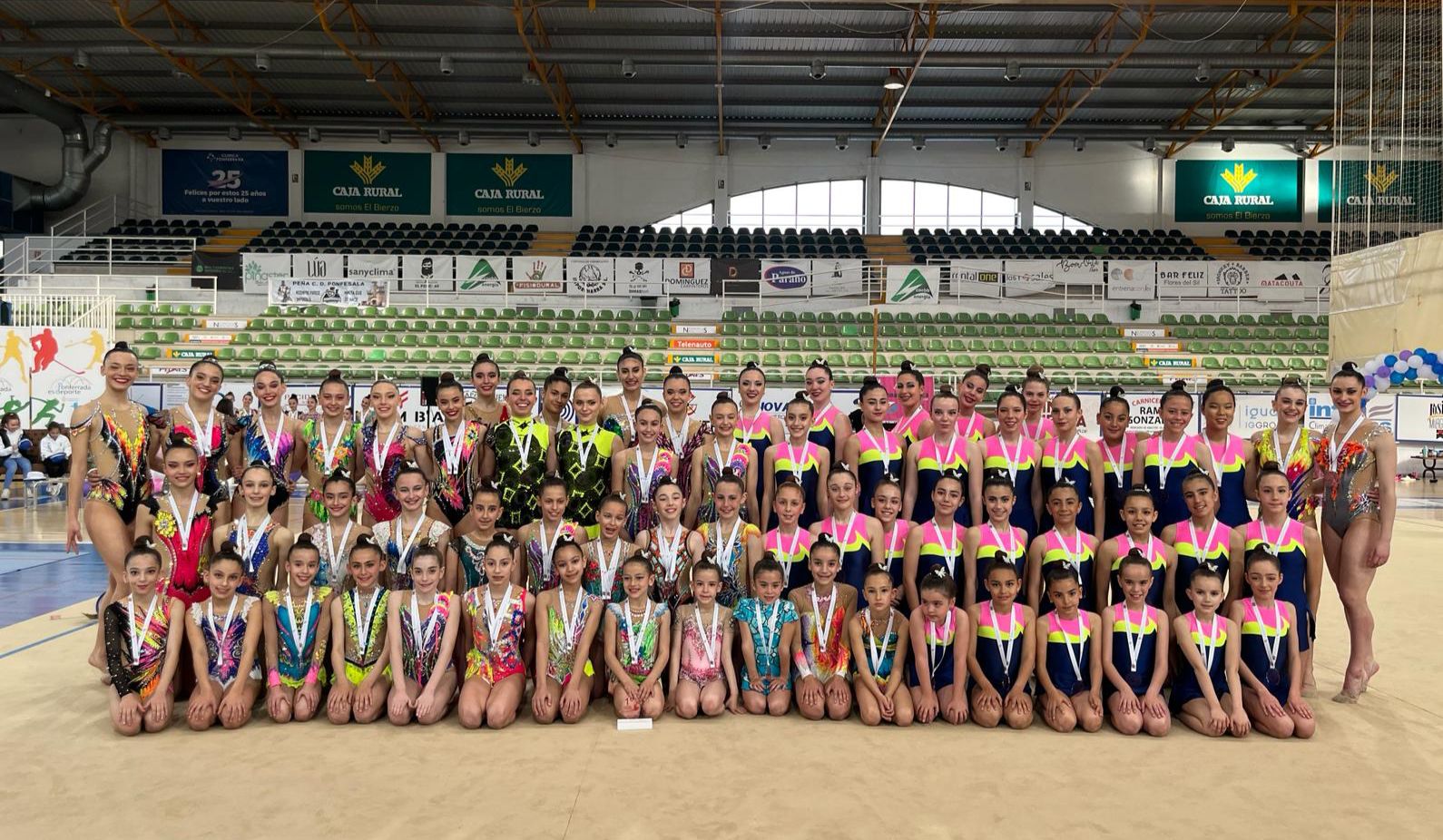 Campeonato provincial Promesas y Absoluto individual y por equipos de Gimnasia Rítmica de León 2024.