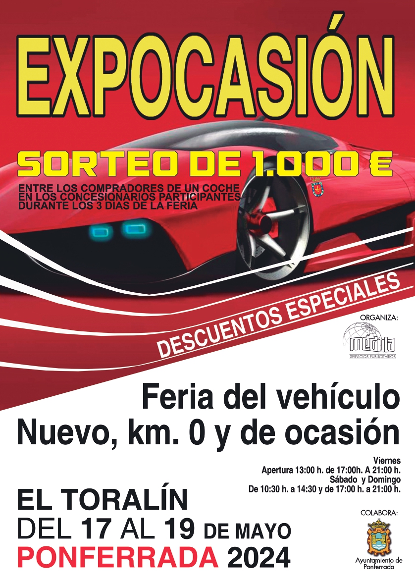 Cartel de la feria Expocasión, del 17 al 19 de mayo en El Toralín