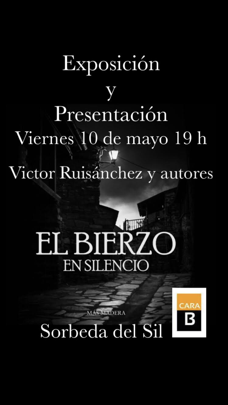 Cartel de la presentación del libro 'El Bierzo en silencio'.