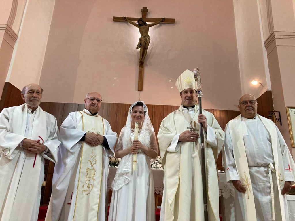 La bembibrense María Ángeles Castro, primera Virgen Consagrada de la provincia de León. / Diócesis de Astorga