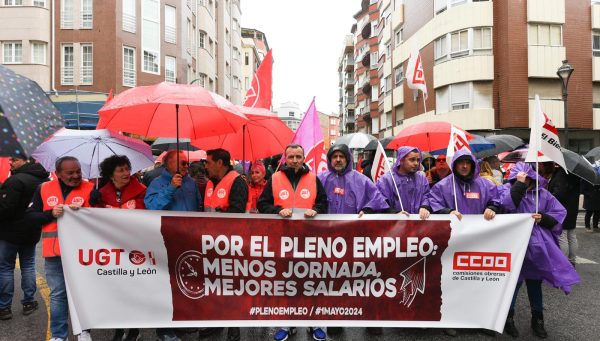 Manifestación del Día del Trabajador en Ponferrada