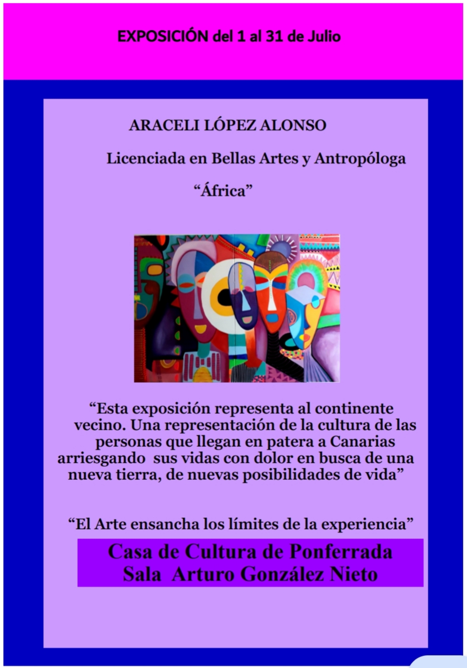 Exposición 'África', de Araceli López