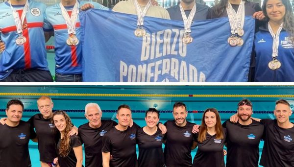 Éxito de los nadadores bercianos en el X Open de Castilla y León de Natación Máster de Verano