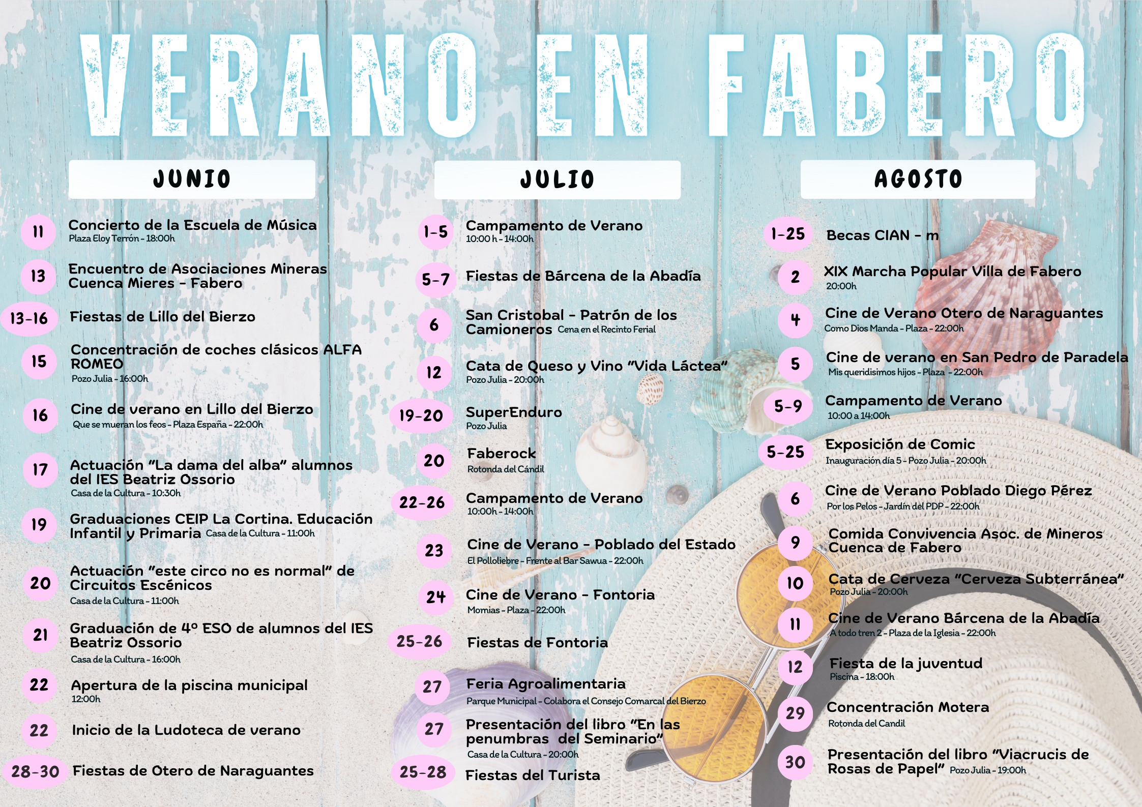 Actividades de verano en Fabero. / EBD