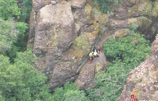 Fotografía del rescate en Montealegre