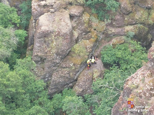 Fotografía del rescate en Montealegre