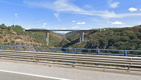 Viaducto de la A-6 sobre el río Sil en Ponferrada