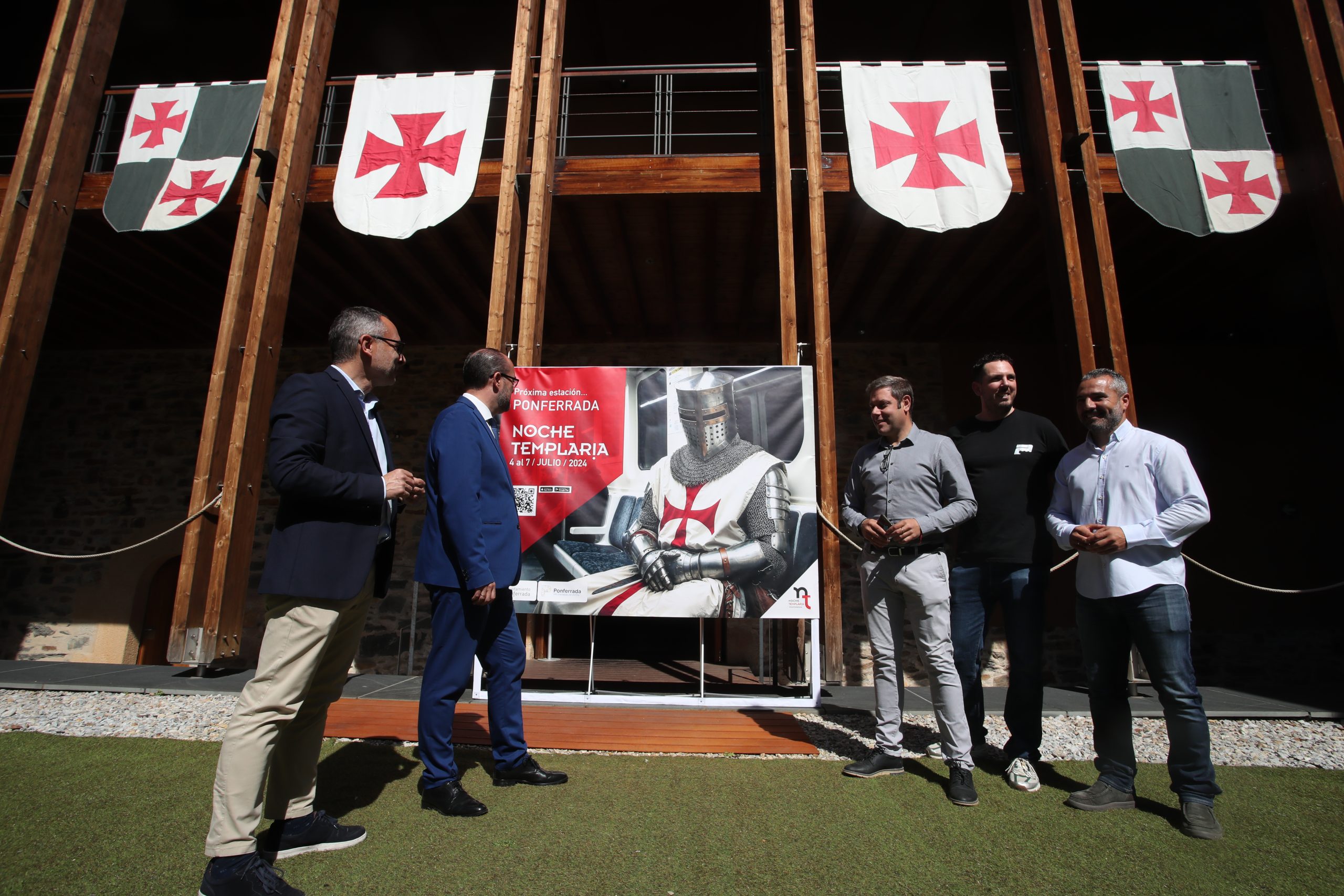 Presentación de la campaña turística que llevará a cabo en Madrid el Ayuntamiento de Ponferrada. / Ical