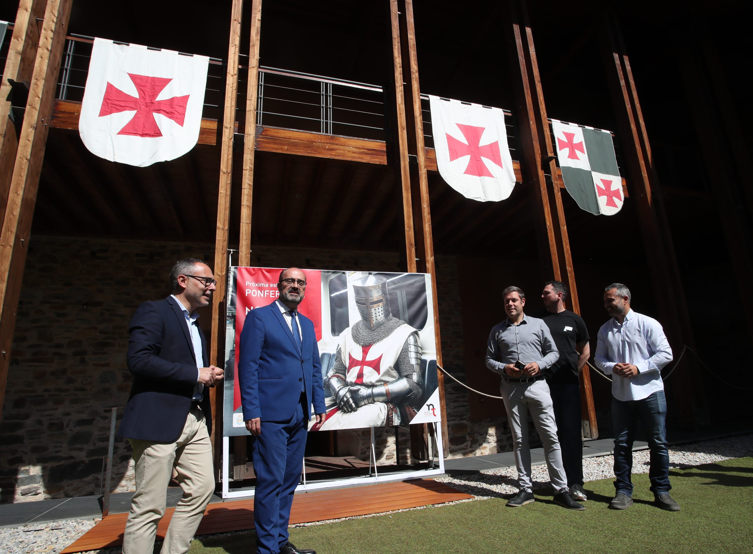 Presentación de la campaña turística que llevará a cabo en Madrid el Ayuntamiento de Ponferrada. / Ical