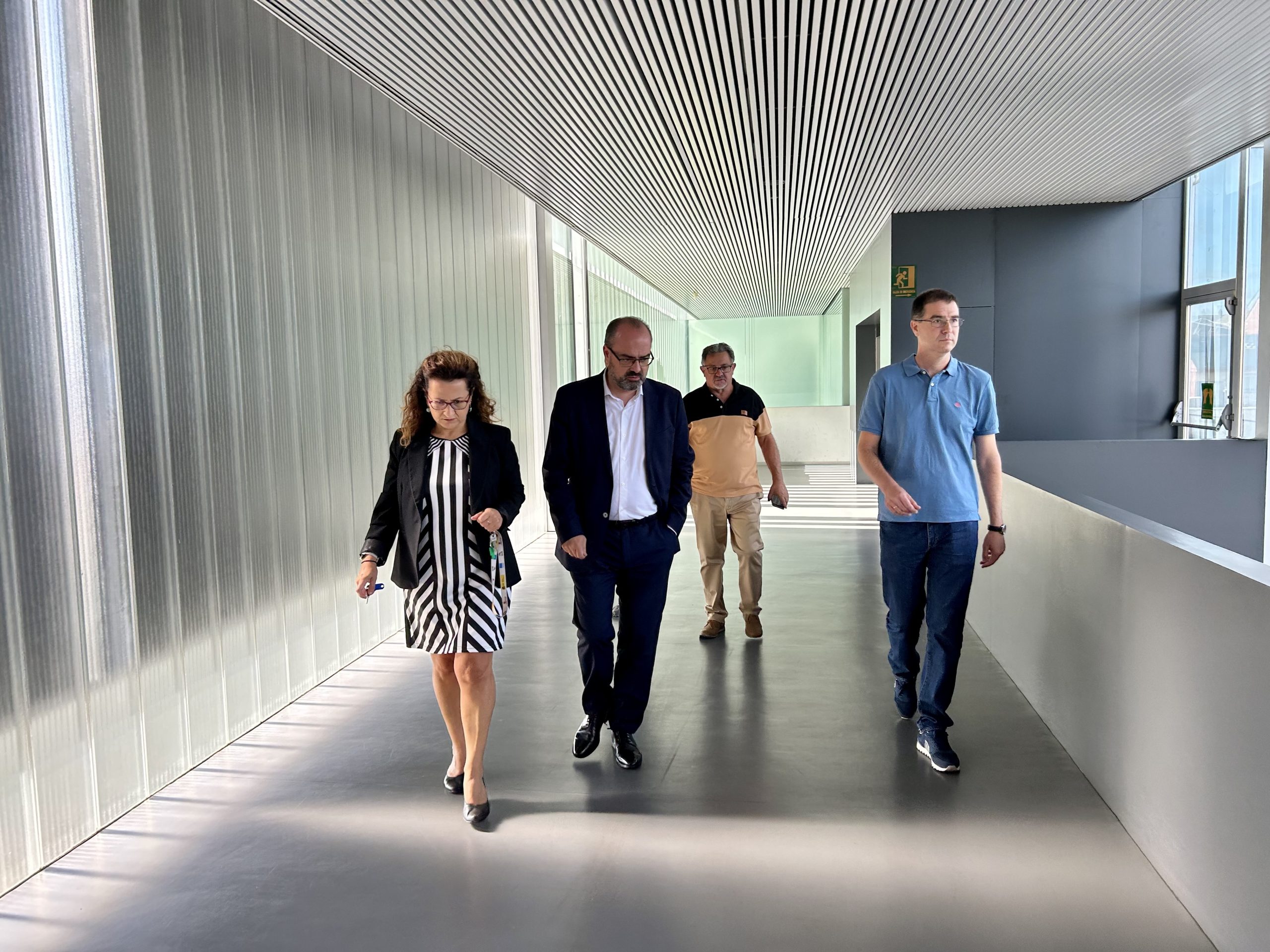 Marco Morala visita el crecimiento del Centro Integrado de Formación Profesional. / Ayuntamiento de Ponferrada