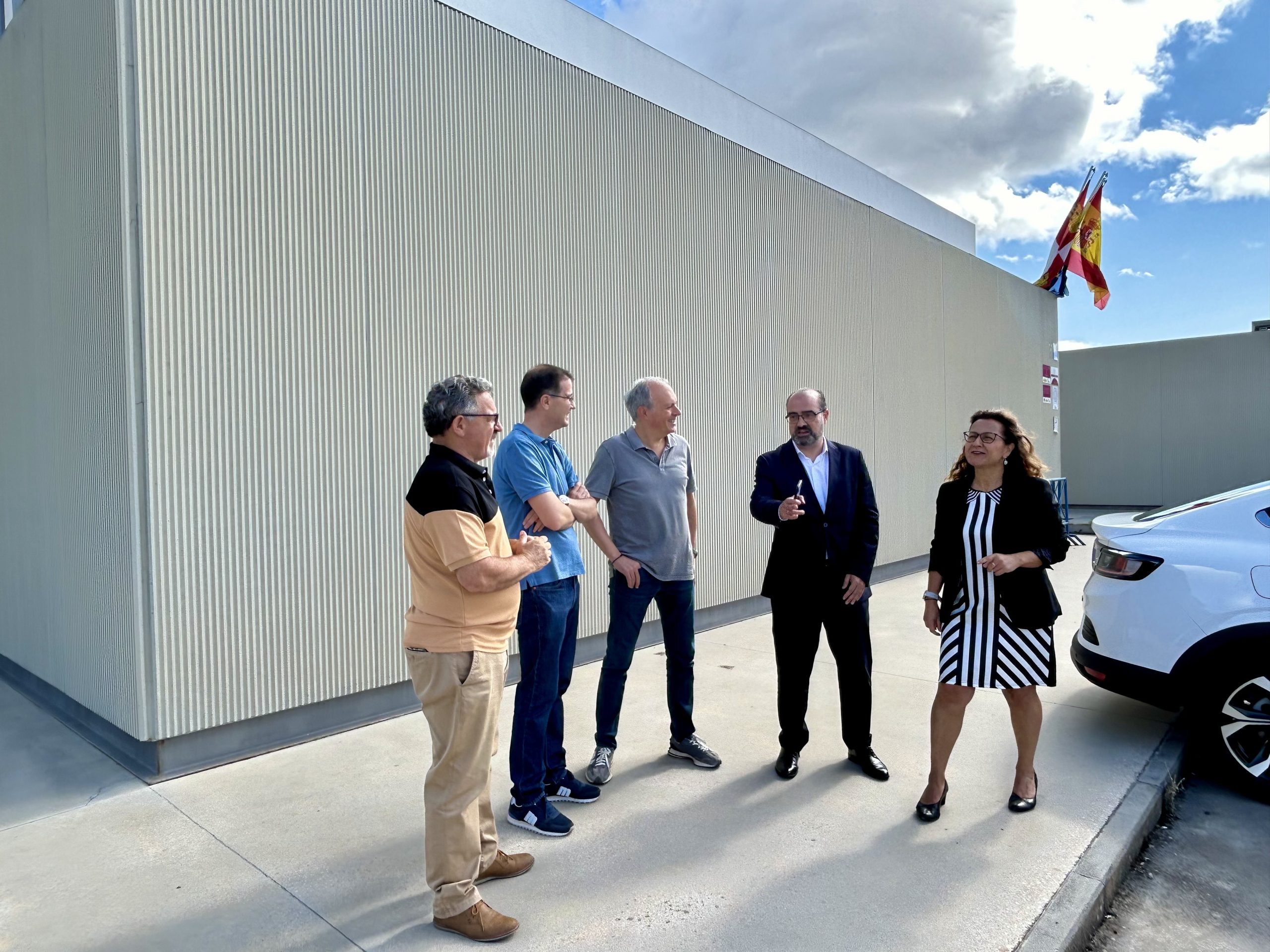 Marco Morala visita el crecimiento del Centro Integrado de Formación Profesional. / Ayuntamiento de Ponferrada