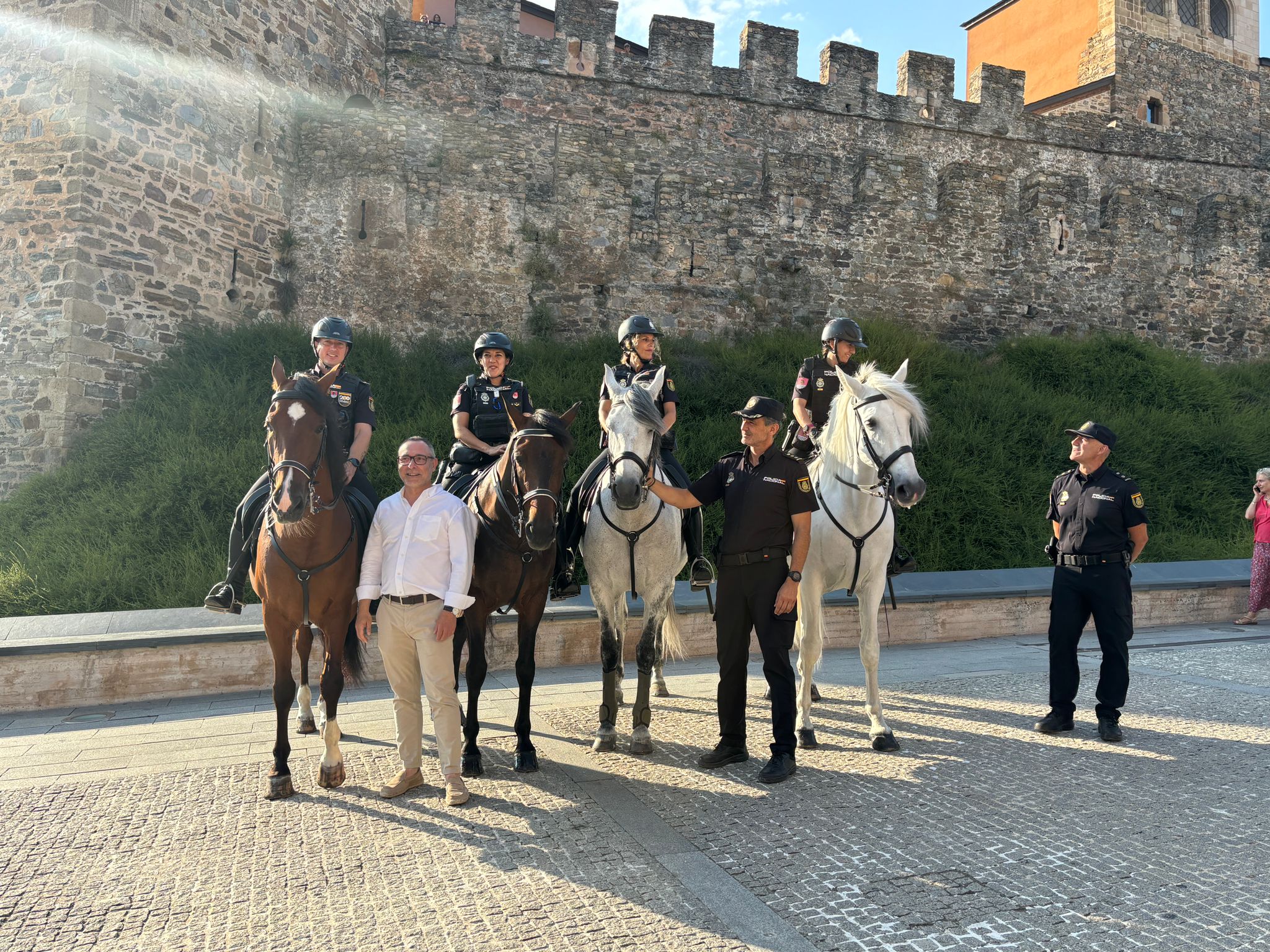 Unidad de Caballería de la Policía Nacional. / EBD