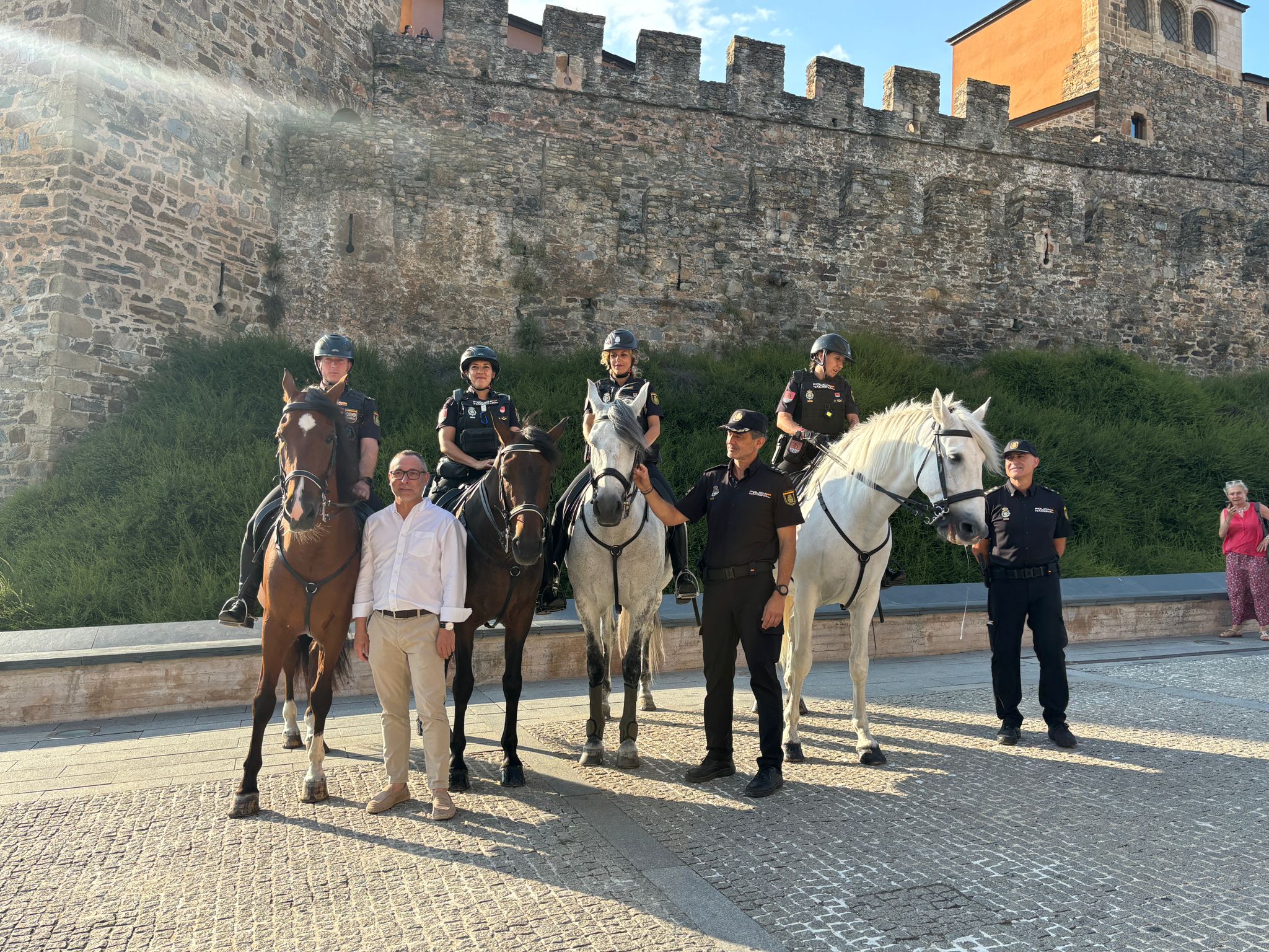 Unidad de Caballería de la Policía Nacional. / EBD