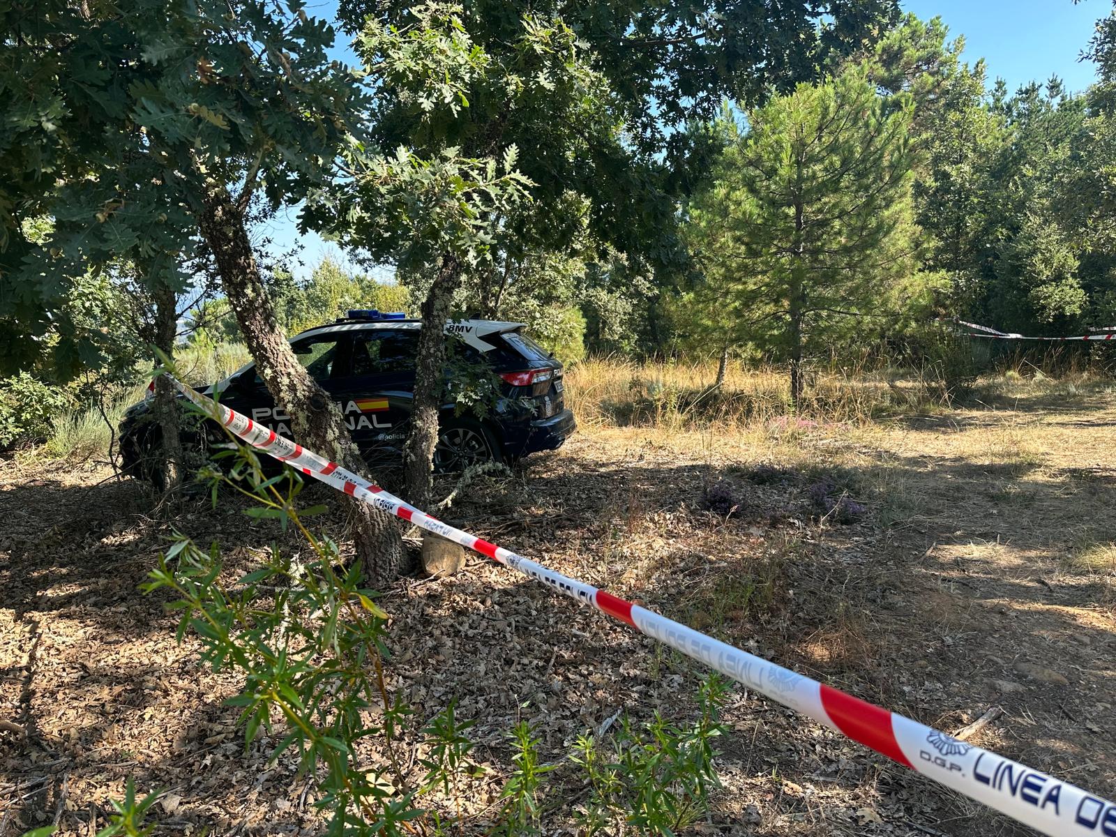 Lugar cerca del pantano de Bárcena en el que han aparecido el vehículo y el cuerpo sin vida de Alejandro Marín. / QUINITO