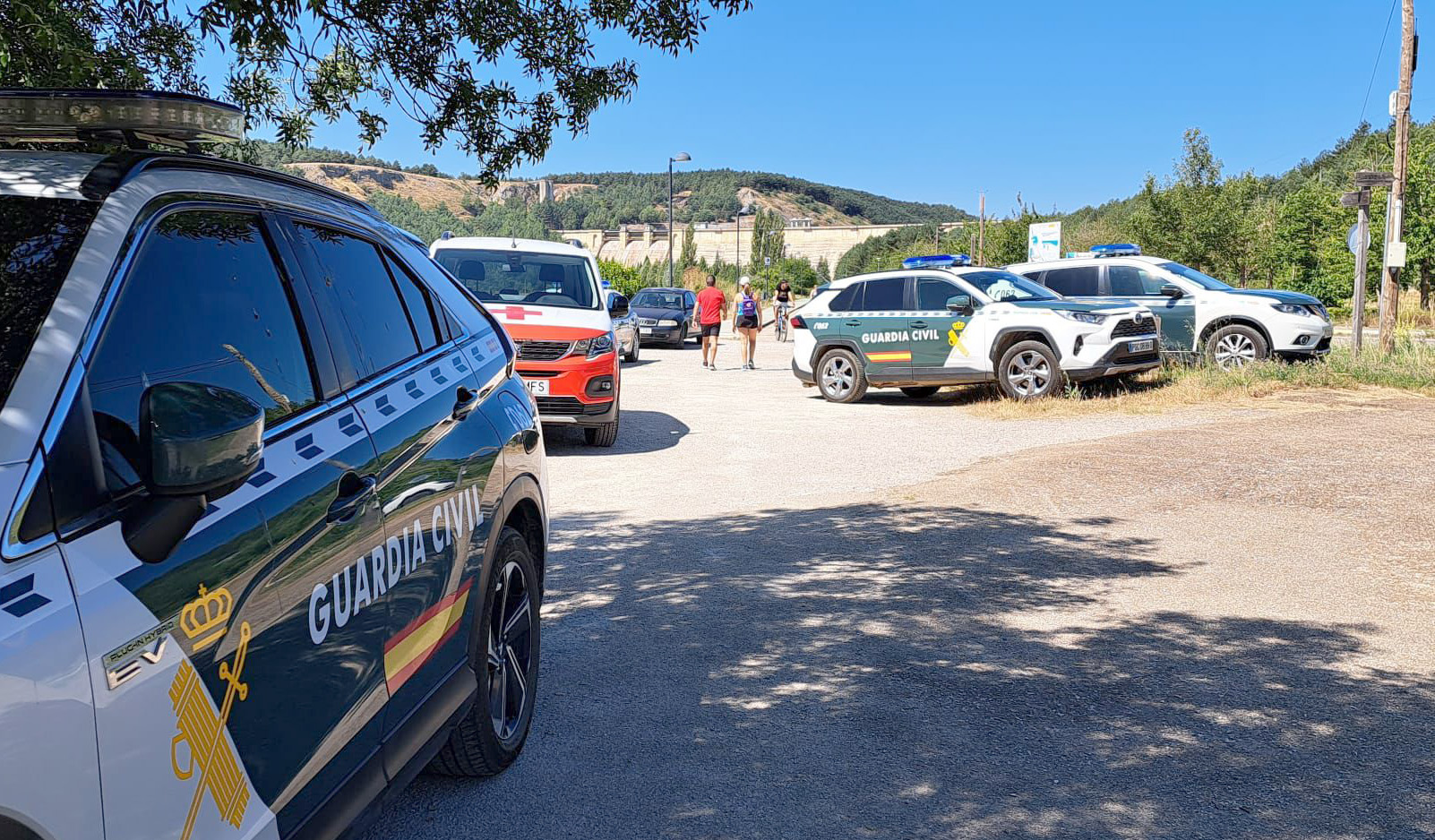 Operativo de búsqueda del del vecino de Aguilar de Campoo desaparecido y encontrado sin vida