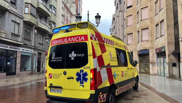 Ambulancia de soporte vital básico en Ponferrada. / CC