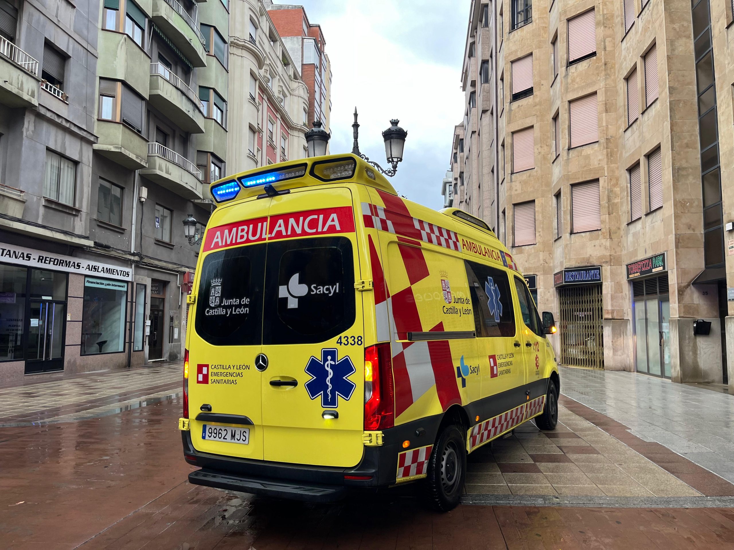 Ambulancia de soporte vital básico en Ponferrada. / CC