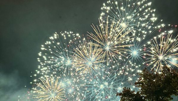 Fuegos artificiales de Pibierzo en las fiestas de San Mateo en Logroño