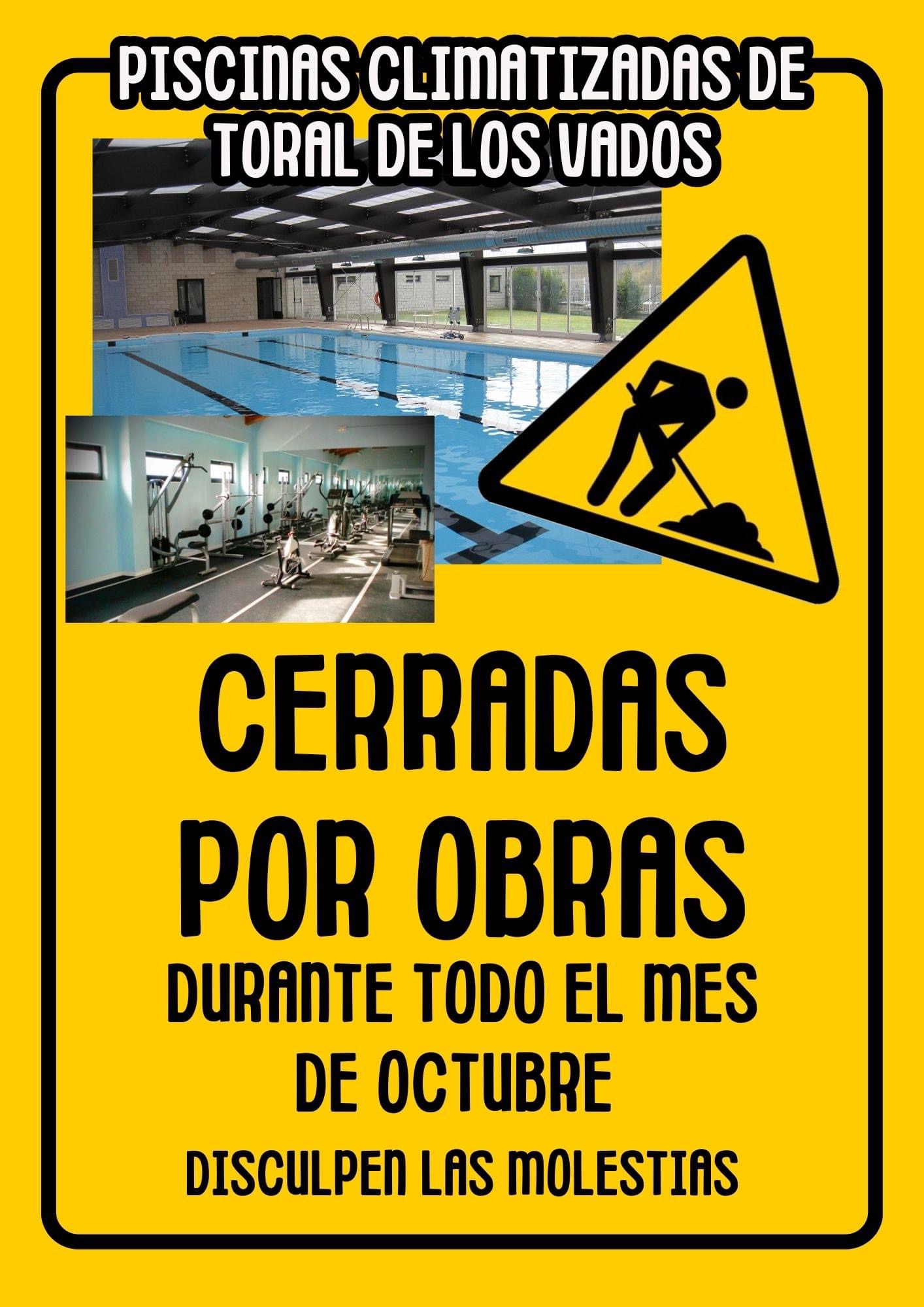 Las piscinas climatizadas de Toral de los Vados estarán cerradas por obras el mes de octubre