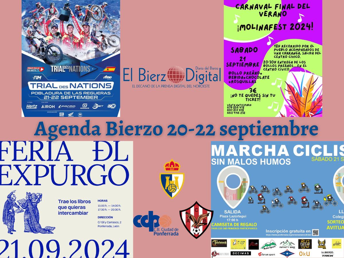 Agenda cultural del 20 al 22 de septiembre de 2024. / EBD