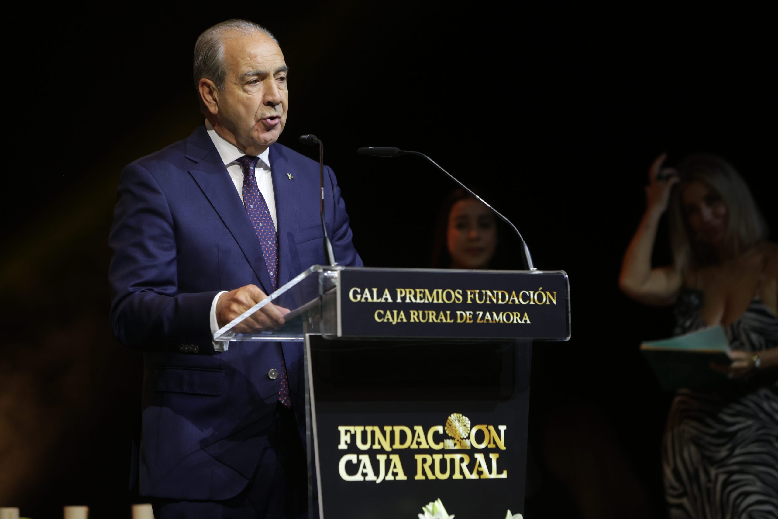 Cipriano García, en la Gala de entrega de los premios de la Fundación Caja Rural