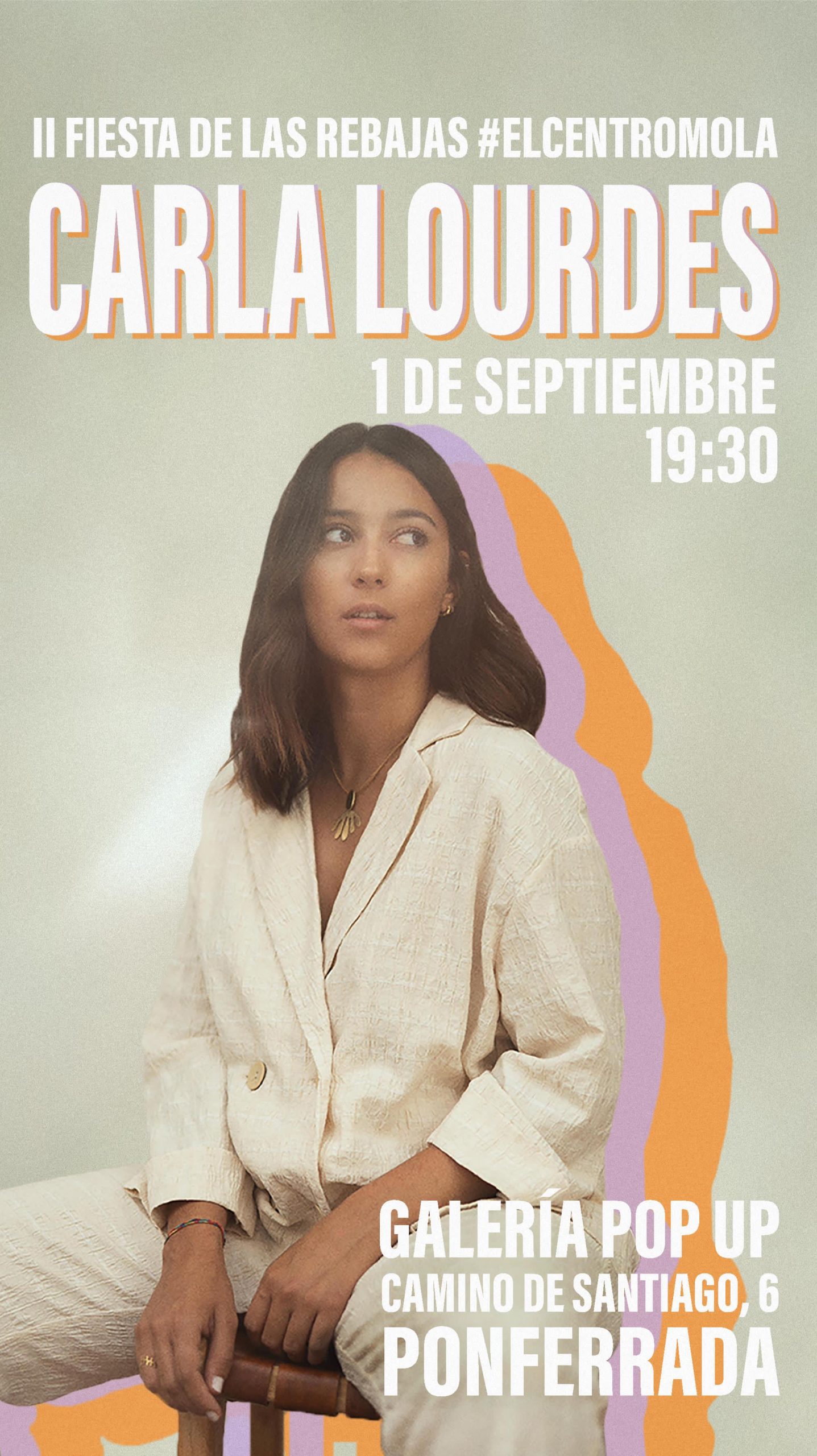 Cartel concierto Carla Lourdes