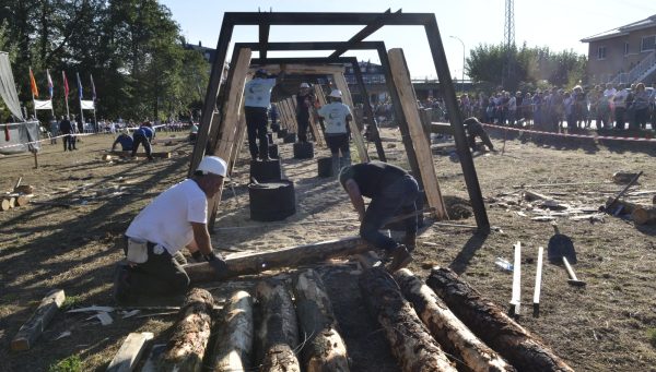 Concurso de entibadores de las fiestas del Cristo de Bembibre