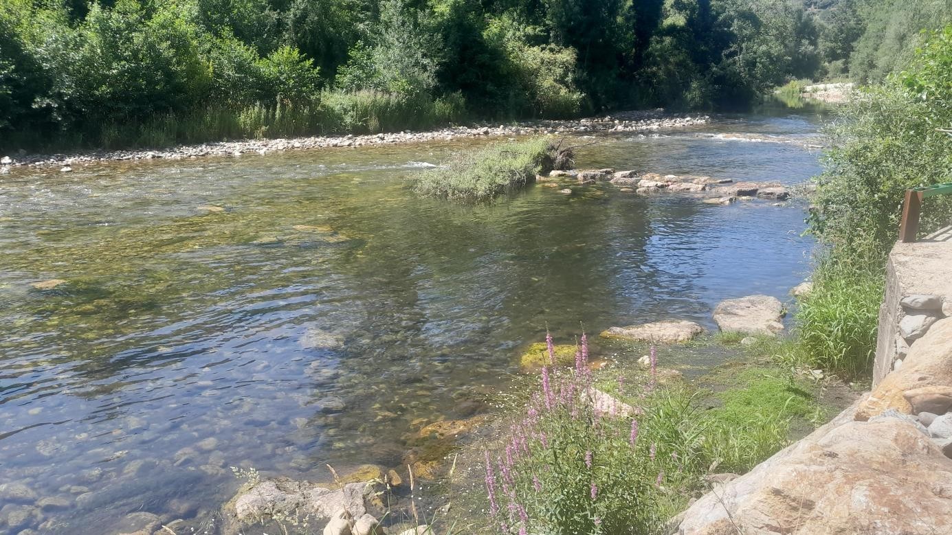 Río Burbia a su paso por el municipio de Corullón