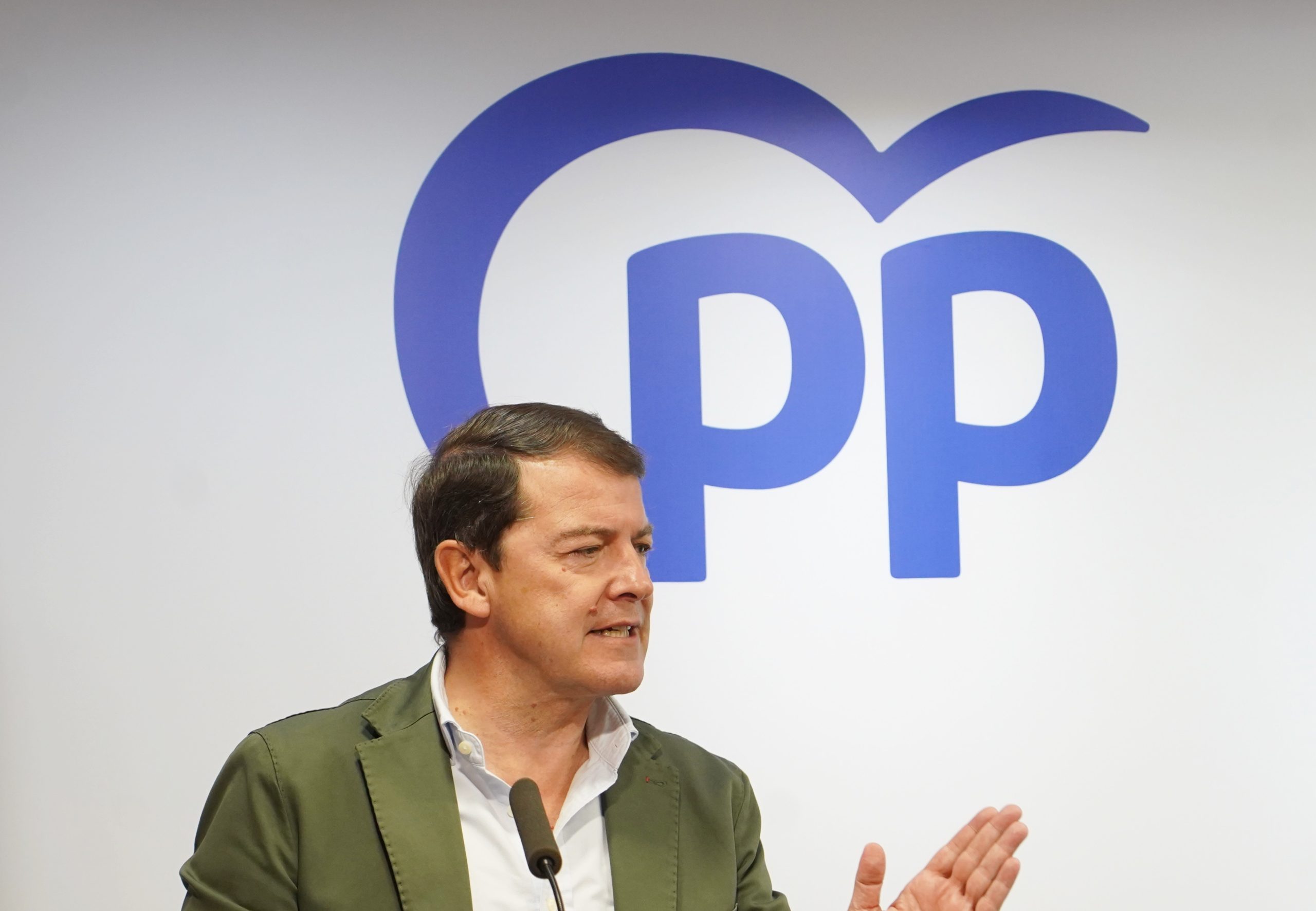 El presidente del PP de Castilla y León, Alfonso Fernández Mañueco